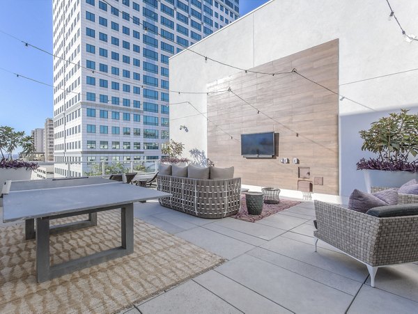 recreational area/patio at The Adeline Apartments