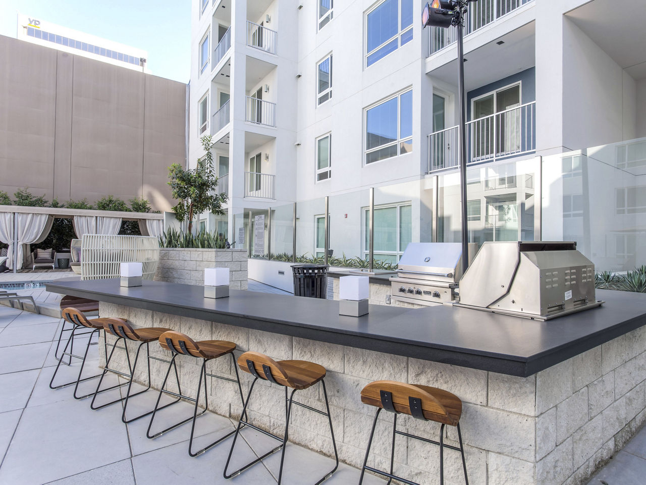 Grill area at The Adeline