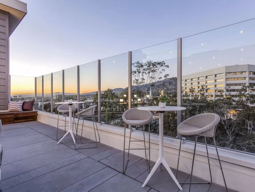 patio/balcony at The Adeline Apartments