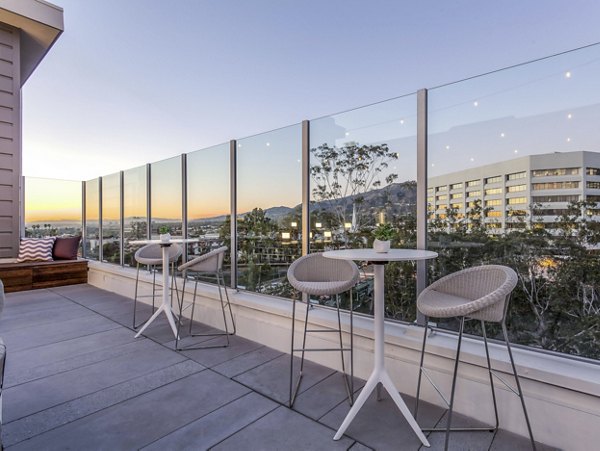 patio/balcony at The Adeline Apartments
