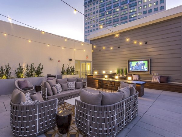 patio at The Adeline Apartments