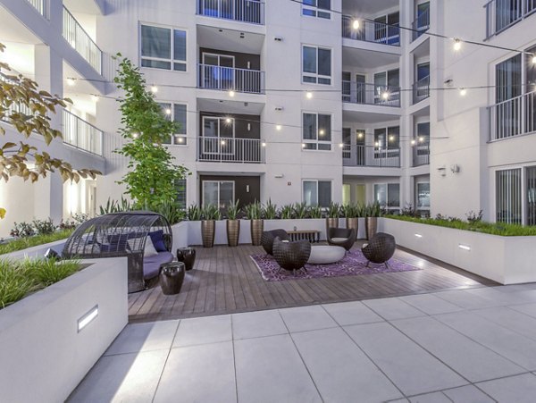 patio at The Adeline Apartments