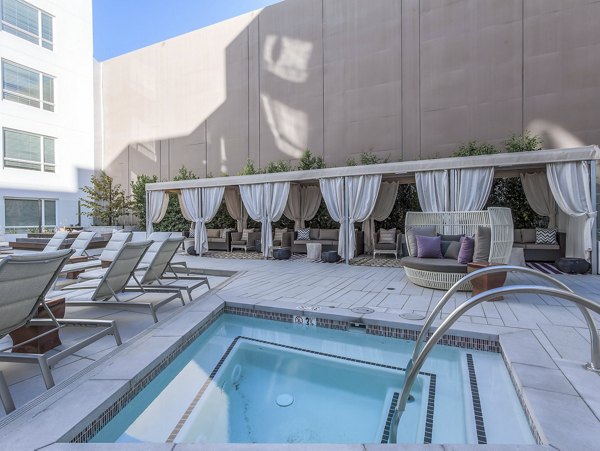 hot tub/jacuzzi at The Adeline Apartments