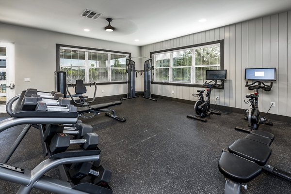 fitness center at Solamar Apartment Homes Kissimmee Apartments 