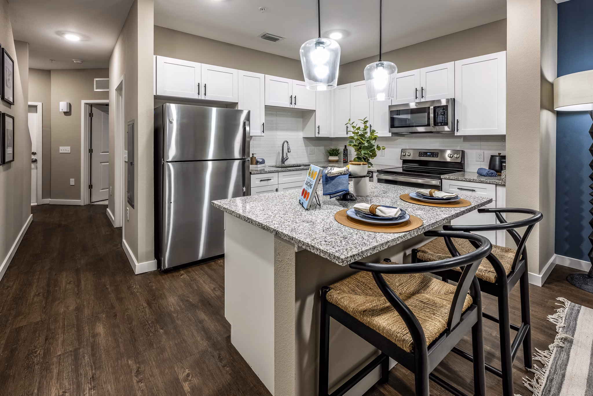 kitchen at Solamar Apartment Homes Kissimmee Apartments 