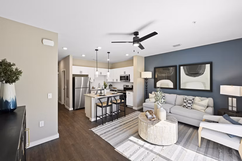 living room at Solamar Apartment Homes Kissimmee Apartments 