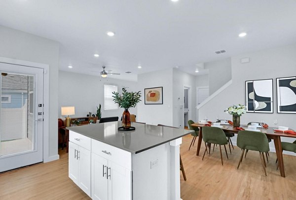 living room at Sycamore Heights Apartments