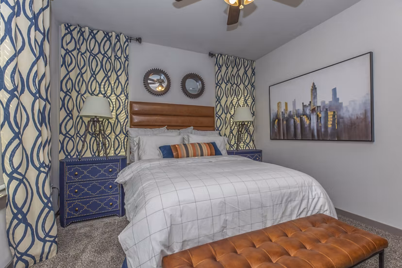 bedroom at Willowbend Phase 1 Apartments 