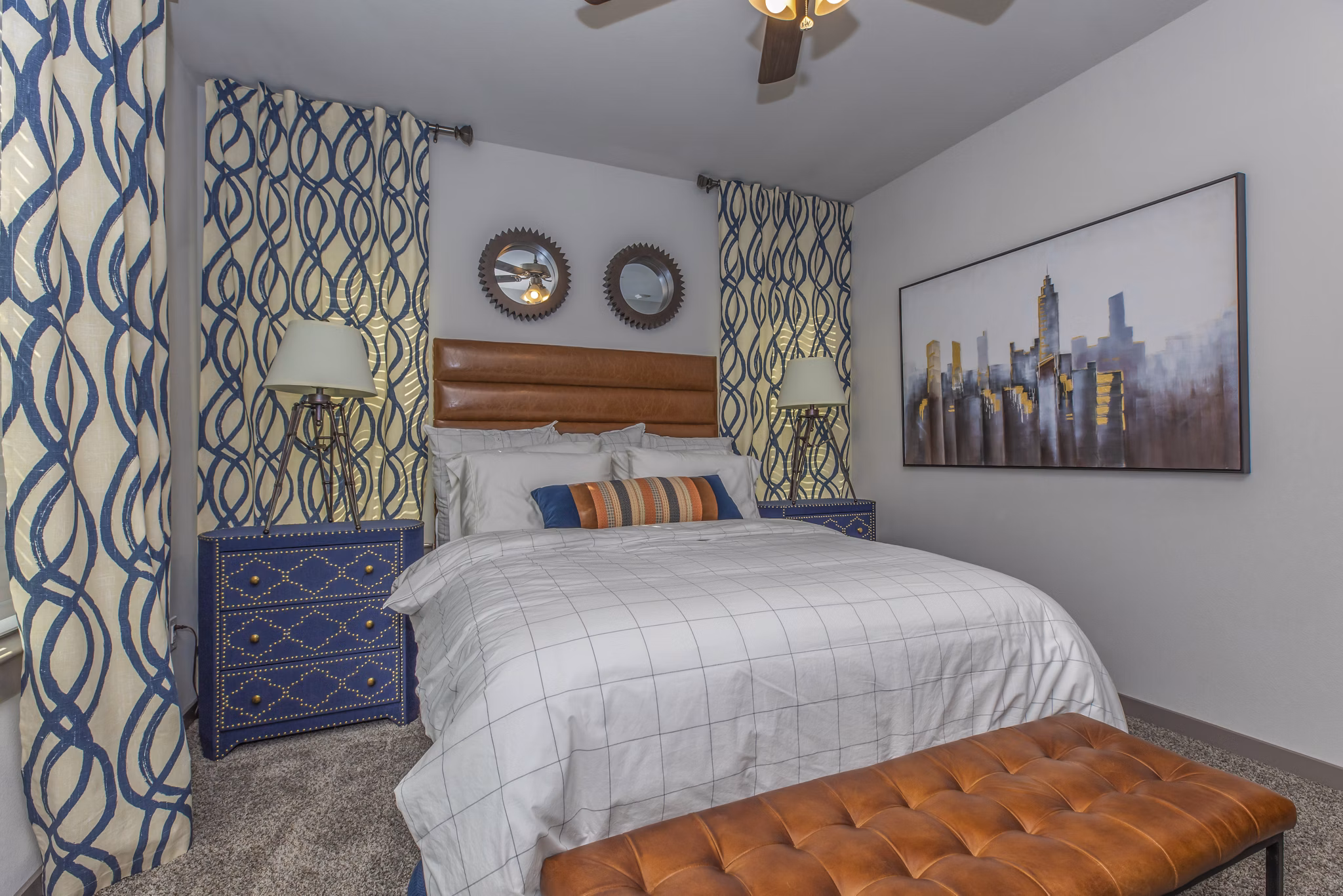 bedroom at Willowbend Phase 1 Apartments 
