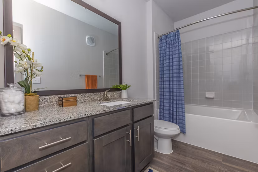 bathroom at Willowbend Phase 1 Apartments 