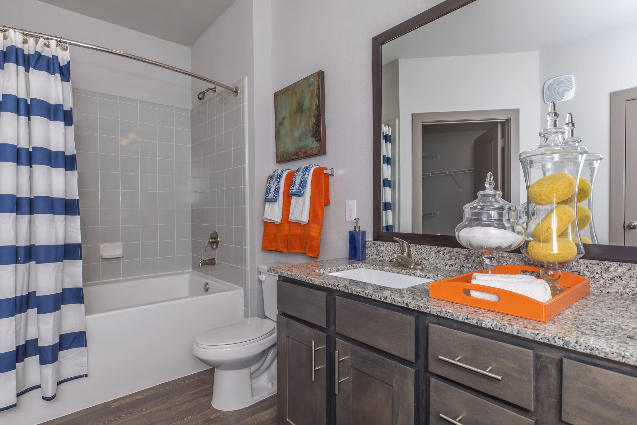 bathroom at Willowbend Phase 1 Apartments 