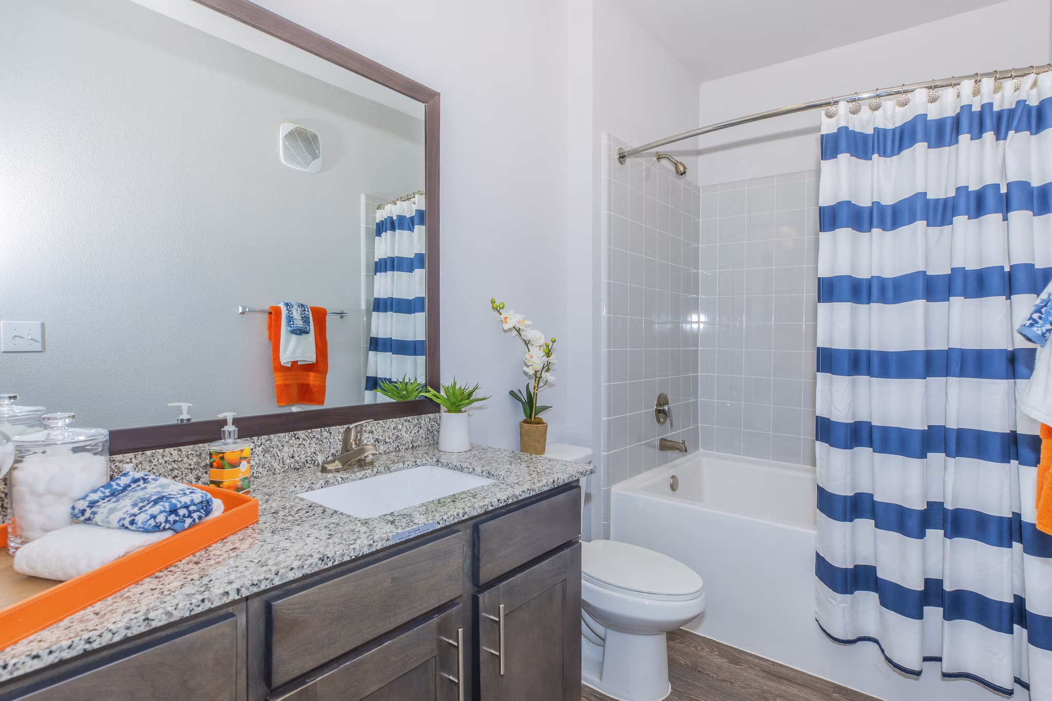 bathroom at Willowbend Phase 1 Apartments 