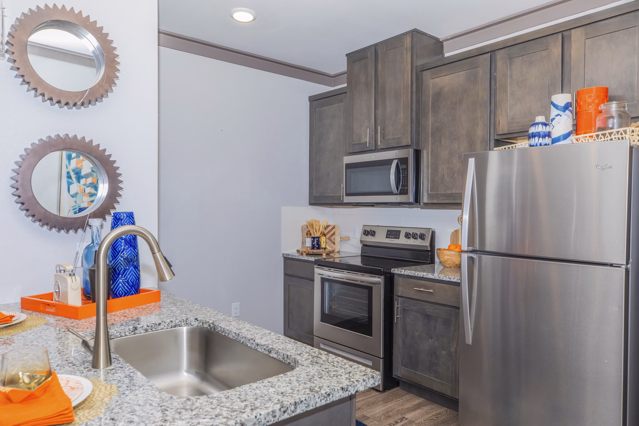 kitchen at Willowbend Phase 1 Apartments 