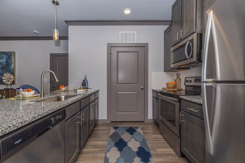 kitchen at Willowbend Phase 1 Apartments 