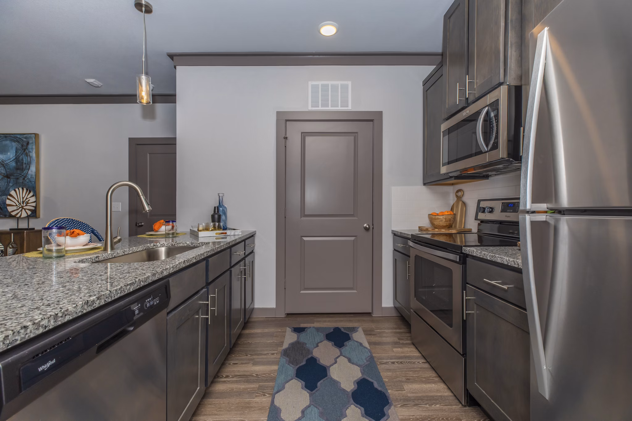 kitchen at Willowbend Phase 1 Apartments 