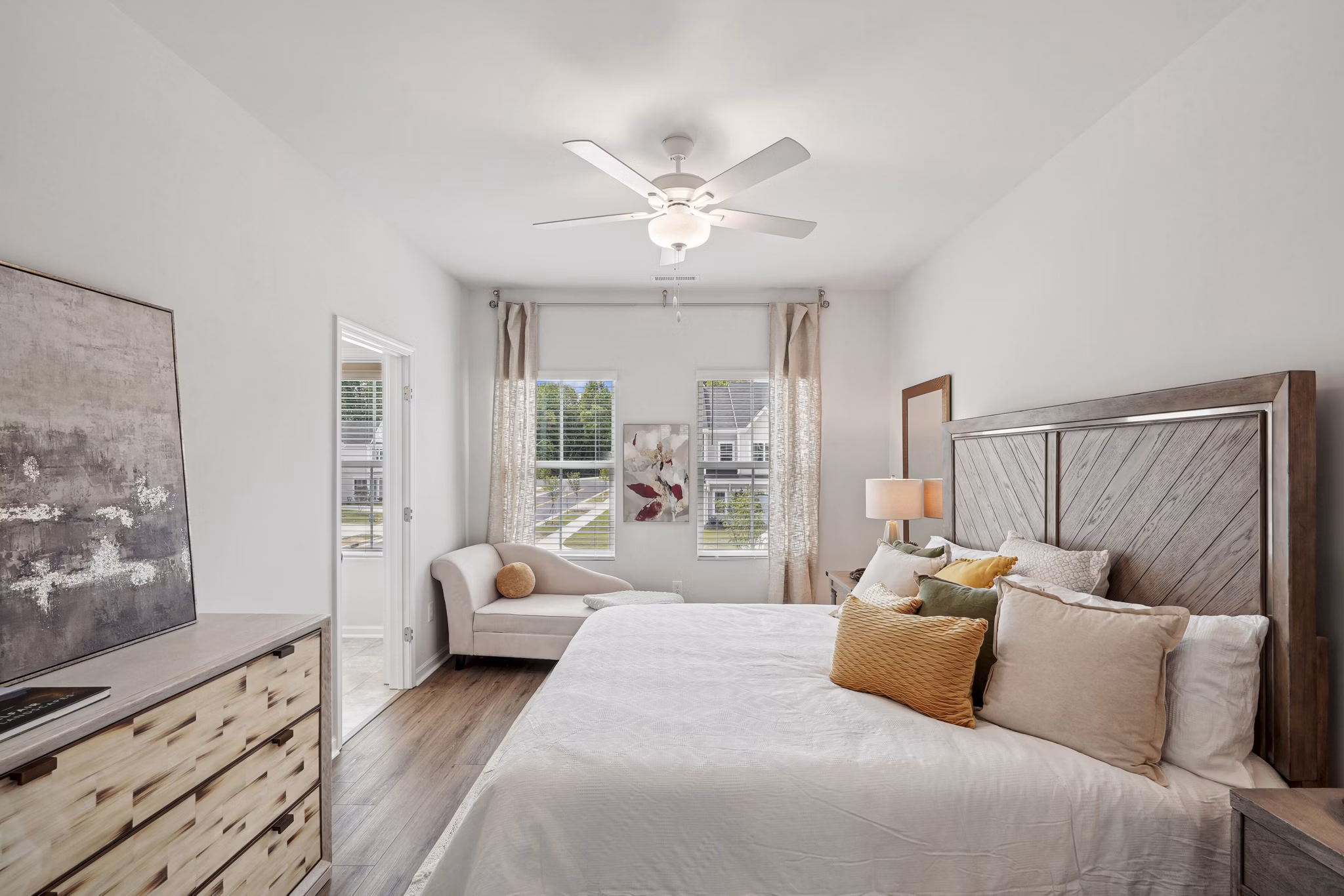bedroom at Affinity at Wendell Apartments