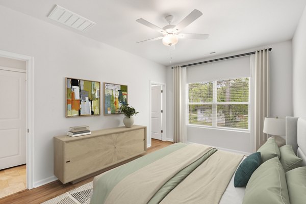 bedroom at Affinity at Wendell Apartments