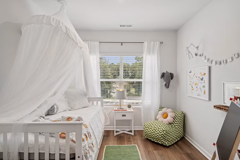 bedroom at Affinity at Wendell Apartments