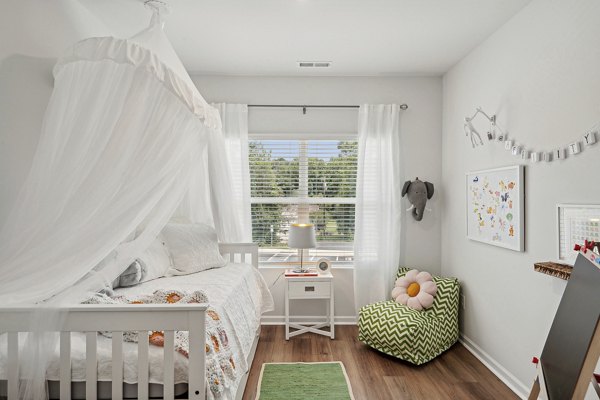 bedroom at Affinity at Wendell Apartments