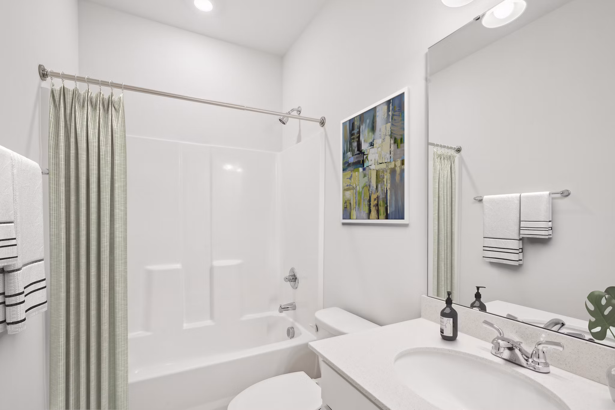bathroom at Affinity at Wendell Apartments