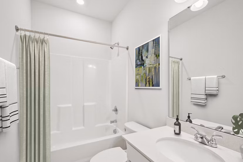 bathroom at Affinity at Wendell Apartments