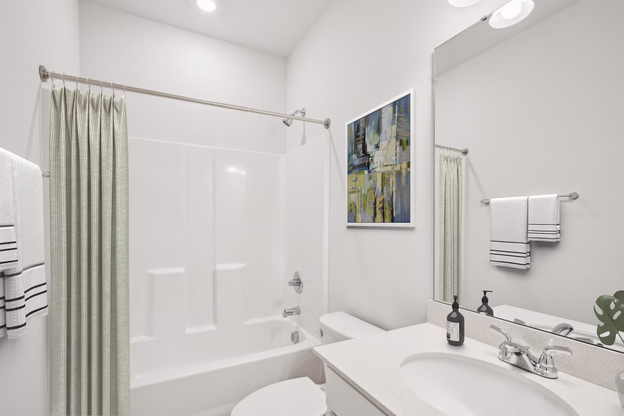 bathroom at Affinity at Wendell Apartments
