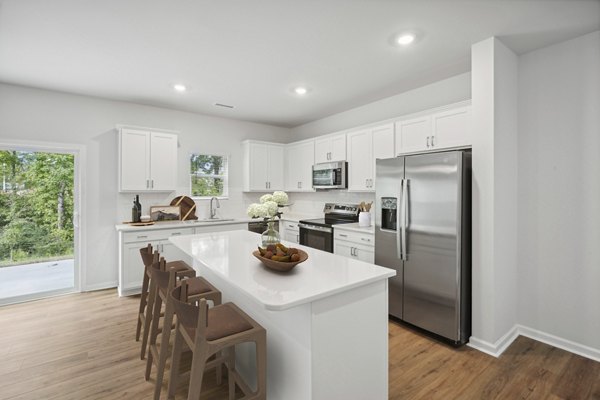 kitchen at Affinity at Wendell Apartments