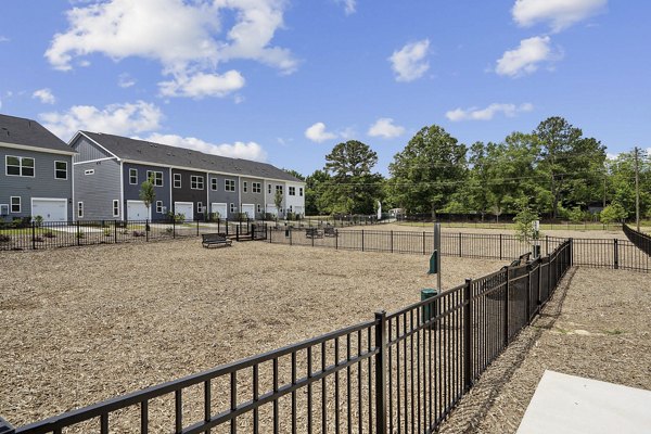 dog park at Affinity at Wendell Apartments