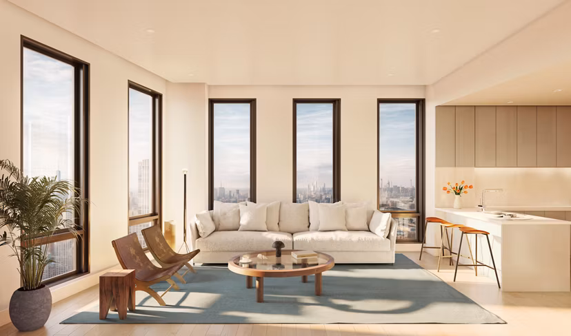 rendering at The Brook Apartments