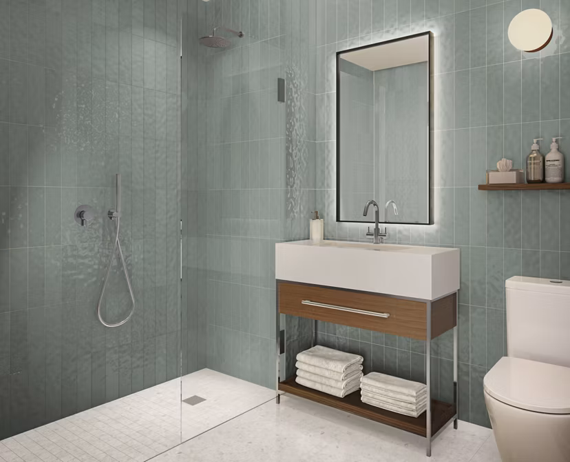 rendering at The Brook Apartments