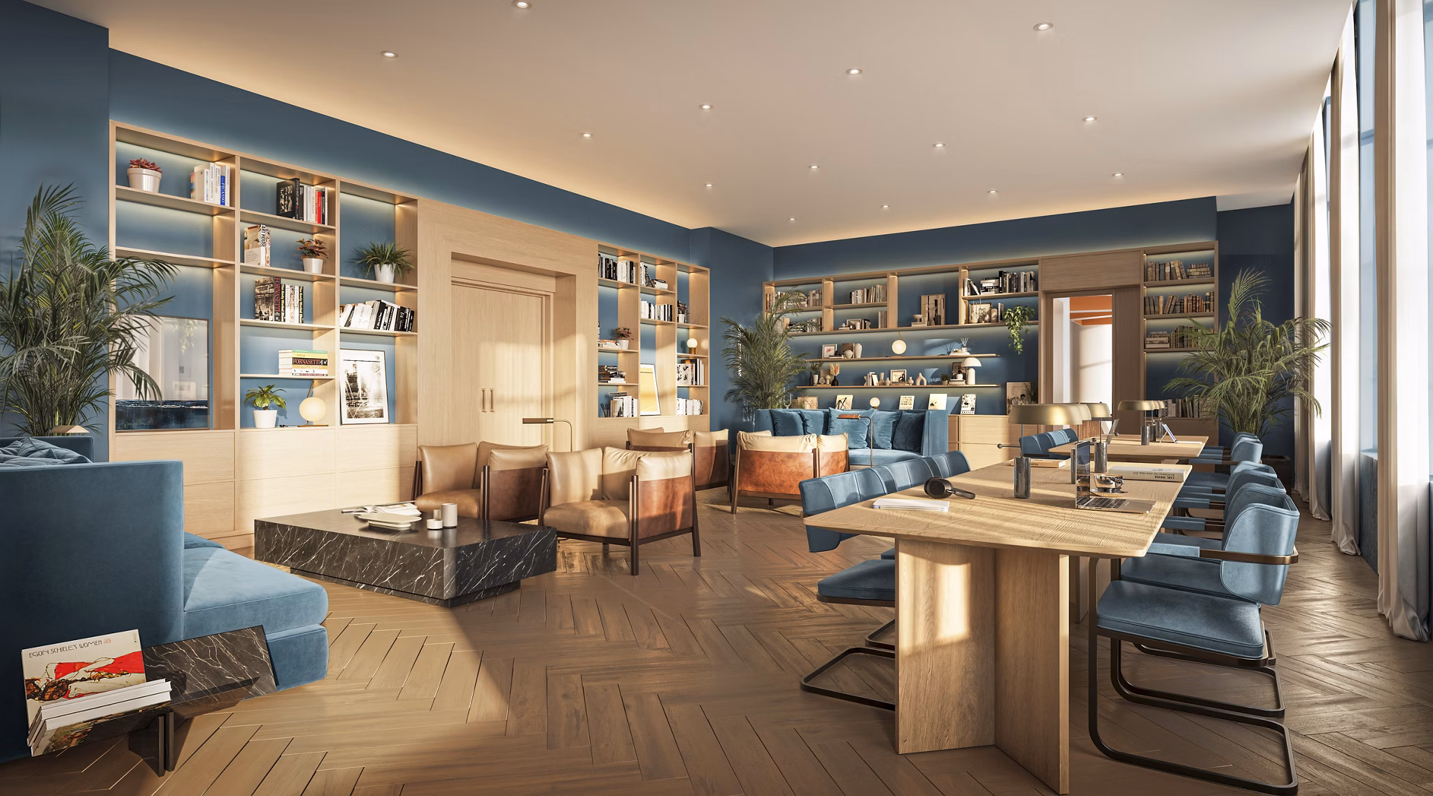 rendering at The Brook Apartments