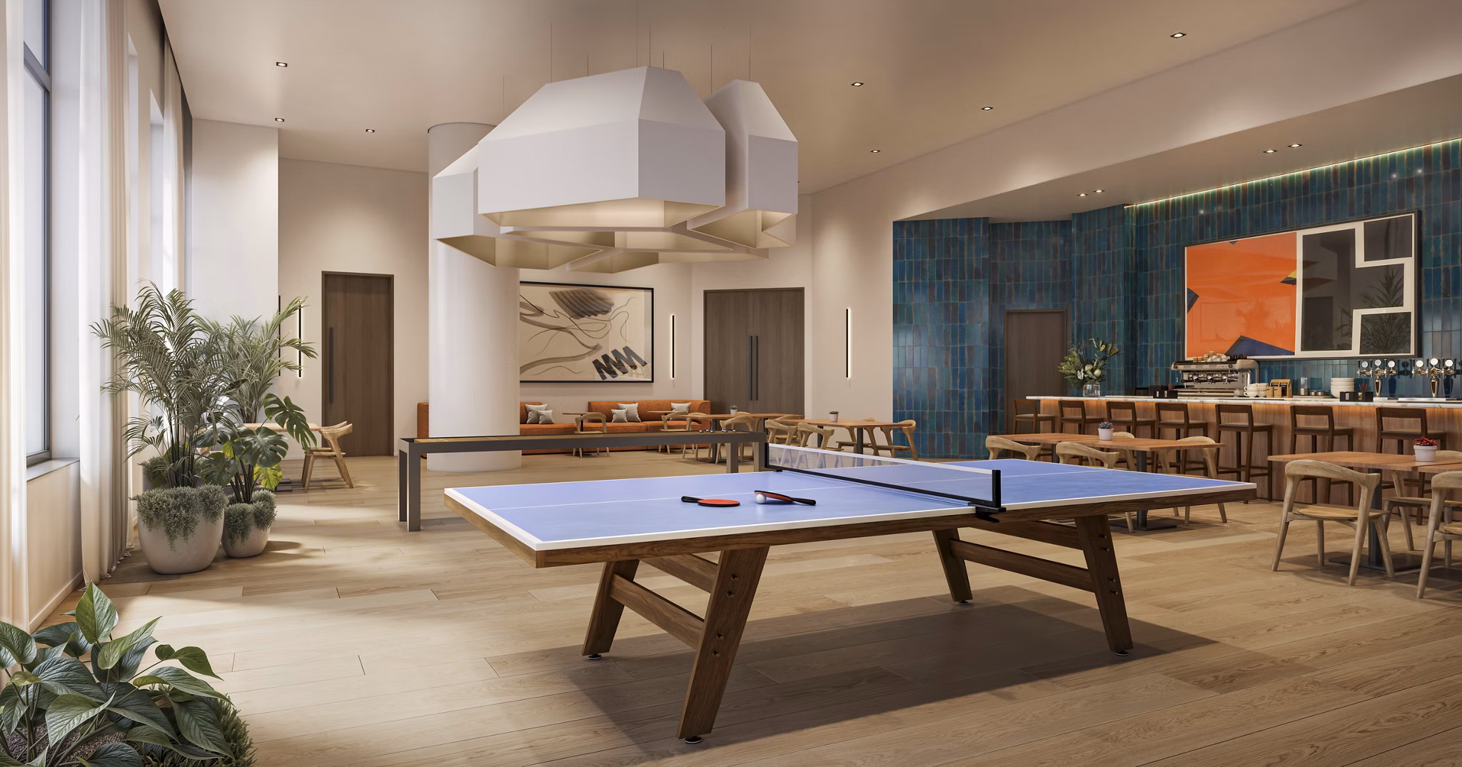 rendering at The Brook Apartments