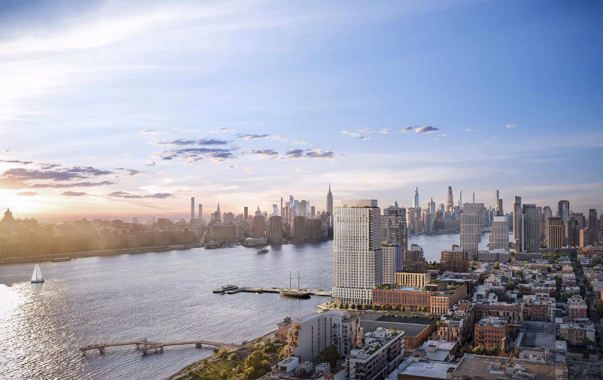 rendering at The Riverie Apartments