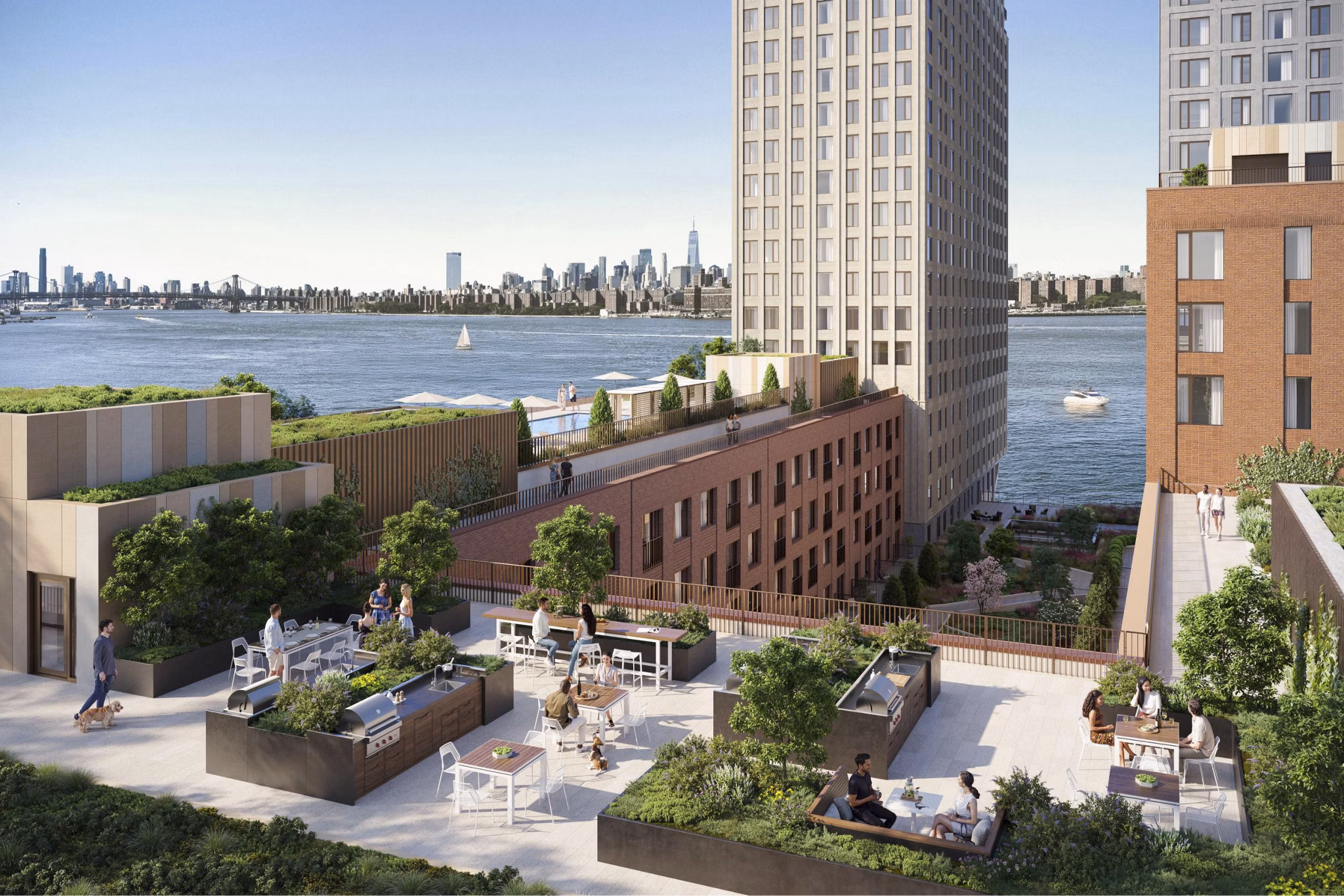 rendering at The Riverie Apartments