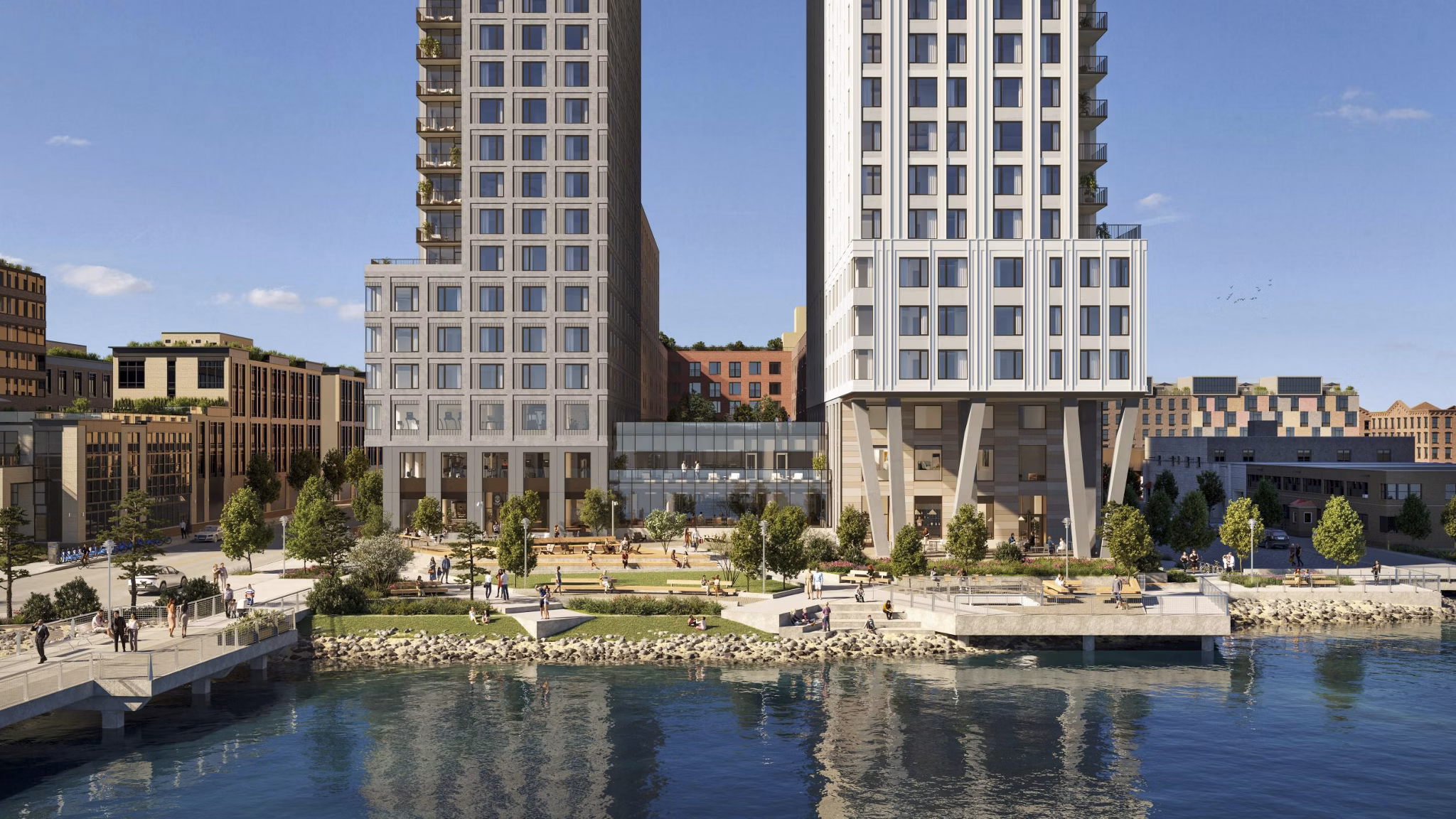 rendering at The Riverie Apartments