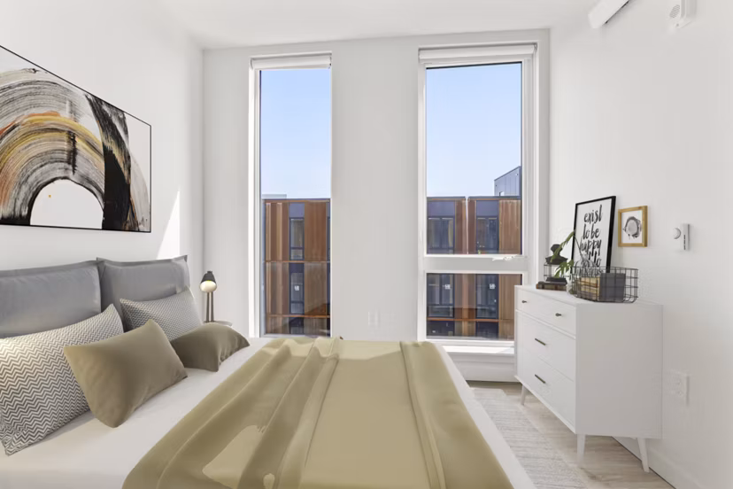 bedroom at Holloway Apartments