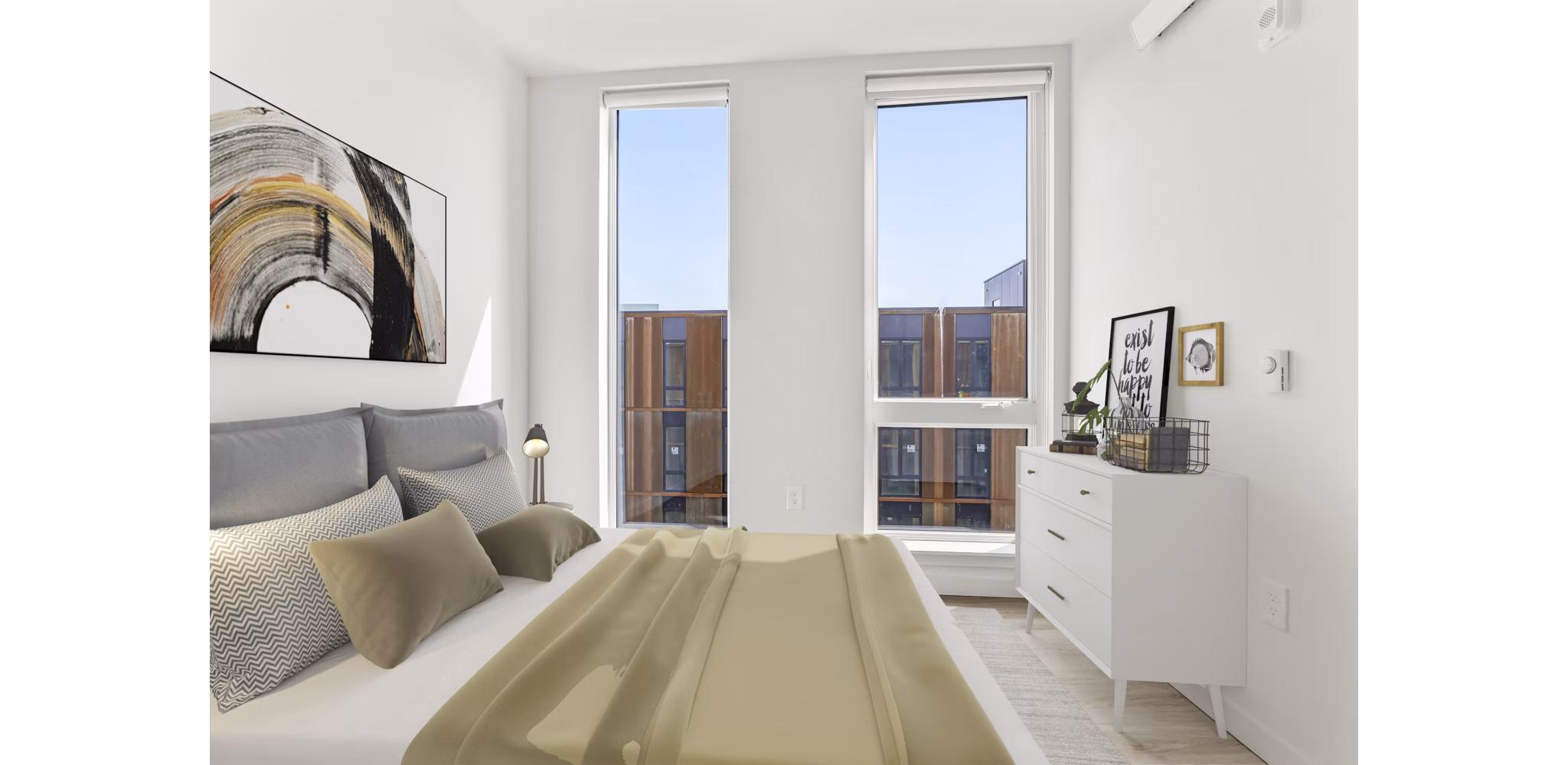 bedroom at Holloway Apartments