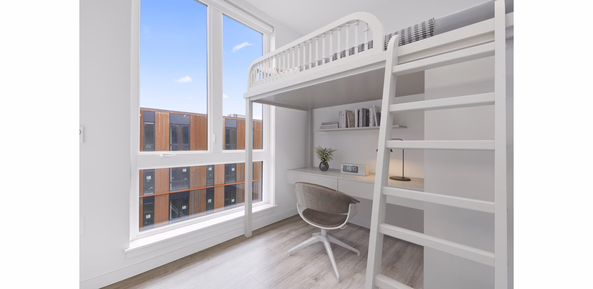 bedroom at Holloway Apartments