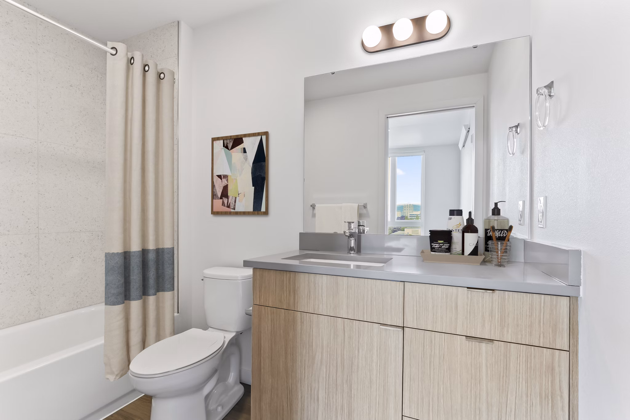 bathroom at Holloway Apartments