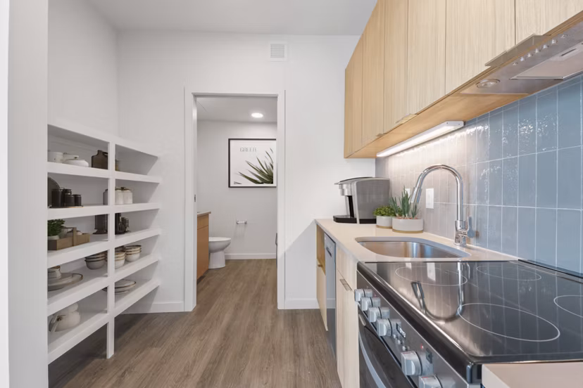 kitchen at Holloway Apartments