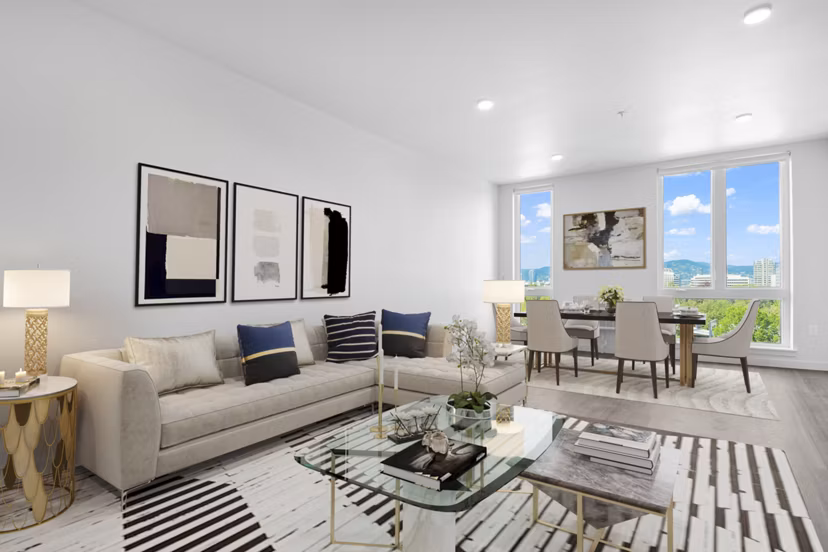 living room at Holloway Apartments