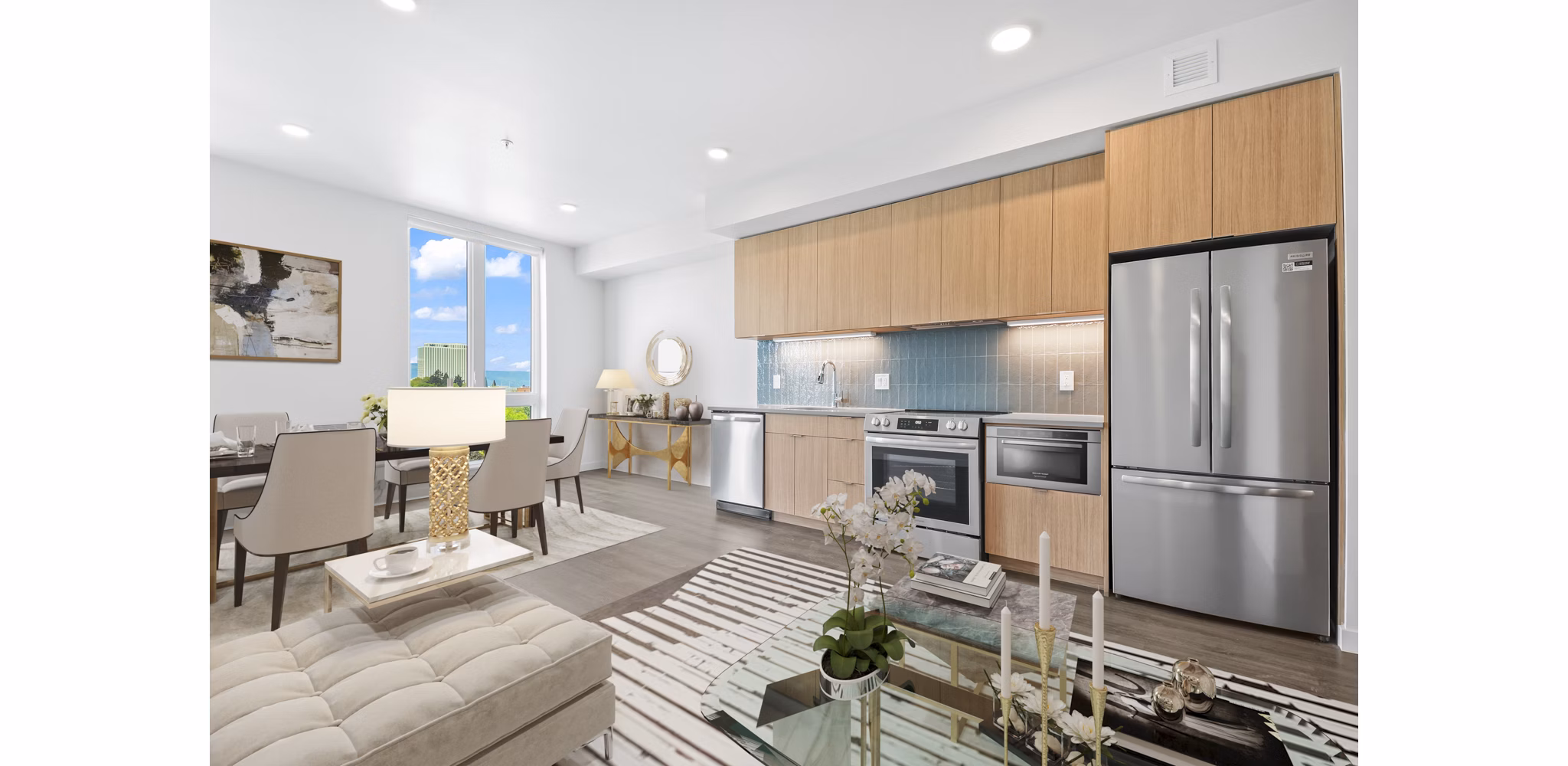 living room at Holloway Apartments