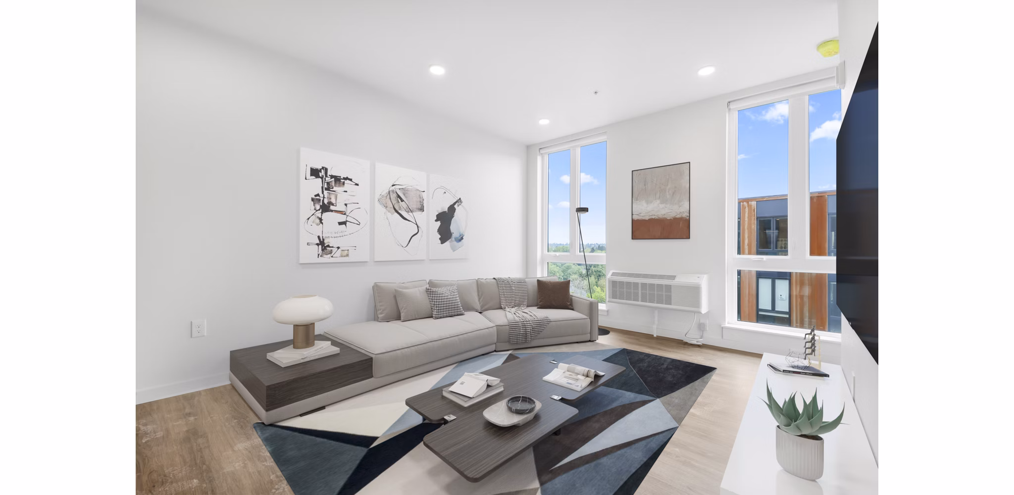 living room at Holloway Apartments