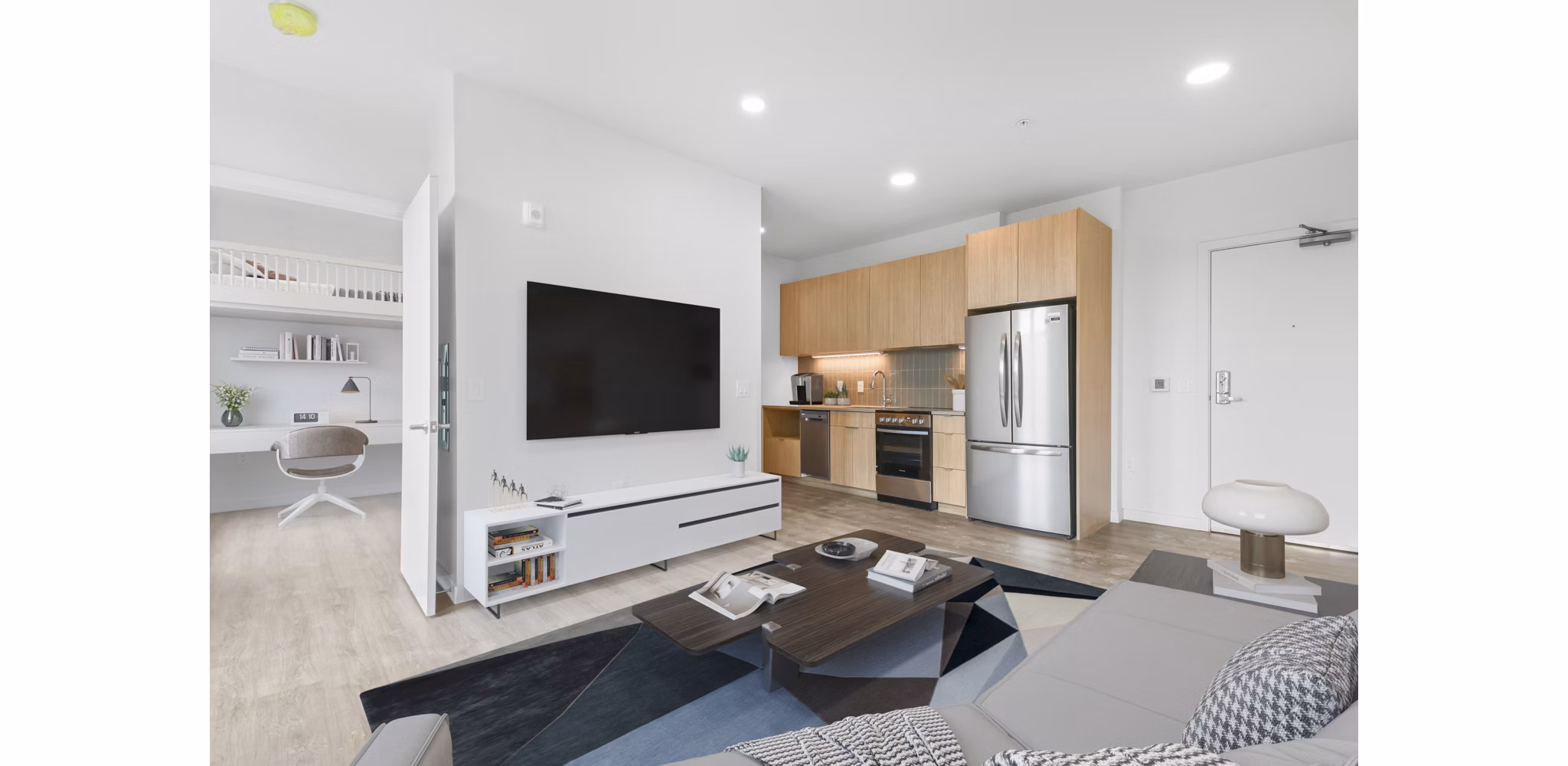 living room at Holloway Apartments