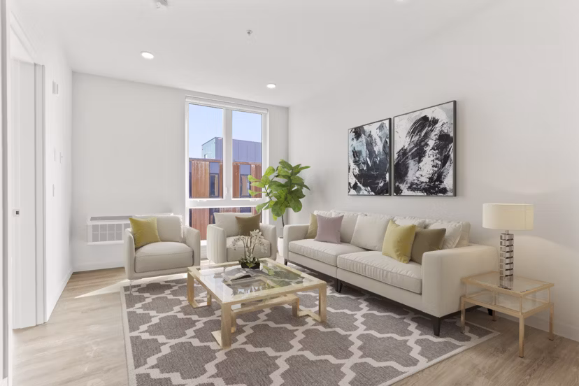 living room at Holloway Apartments