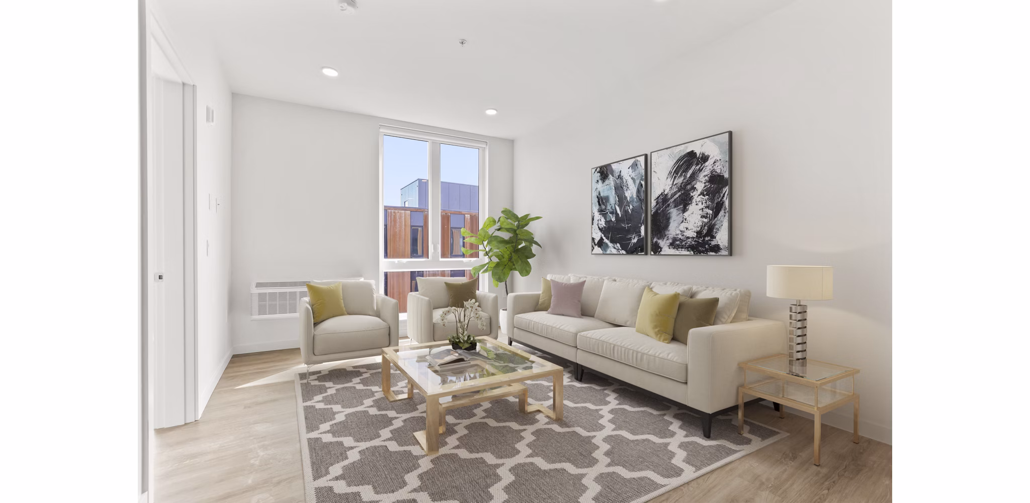 living room at Holloway Apartments