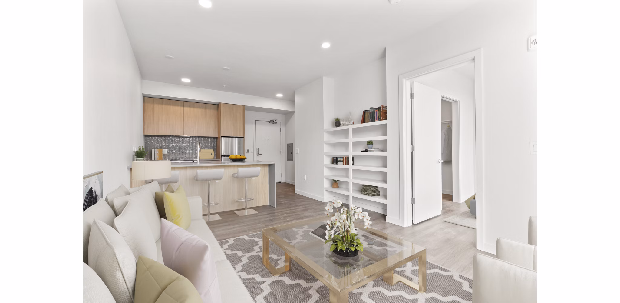 living room at Holloway Apartments