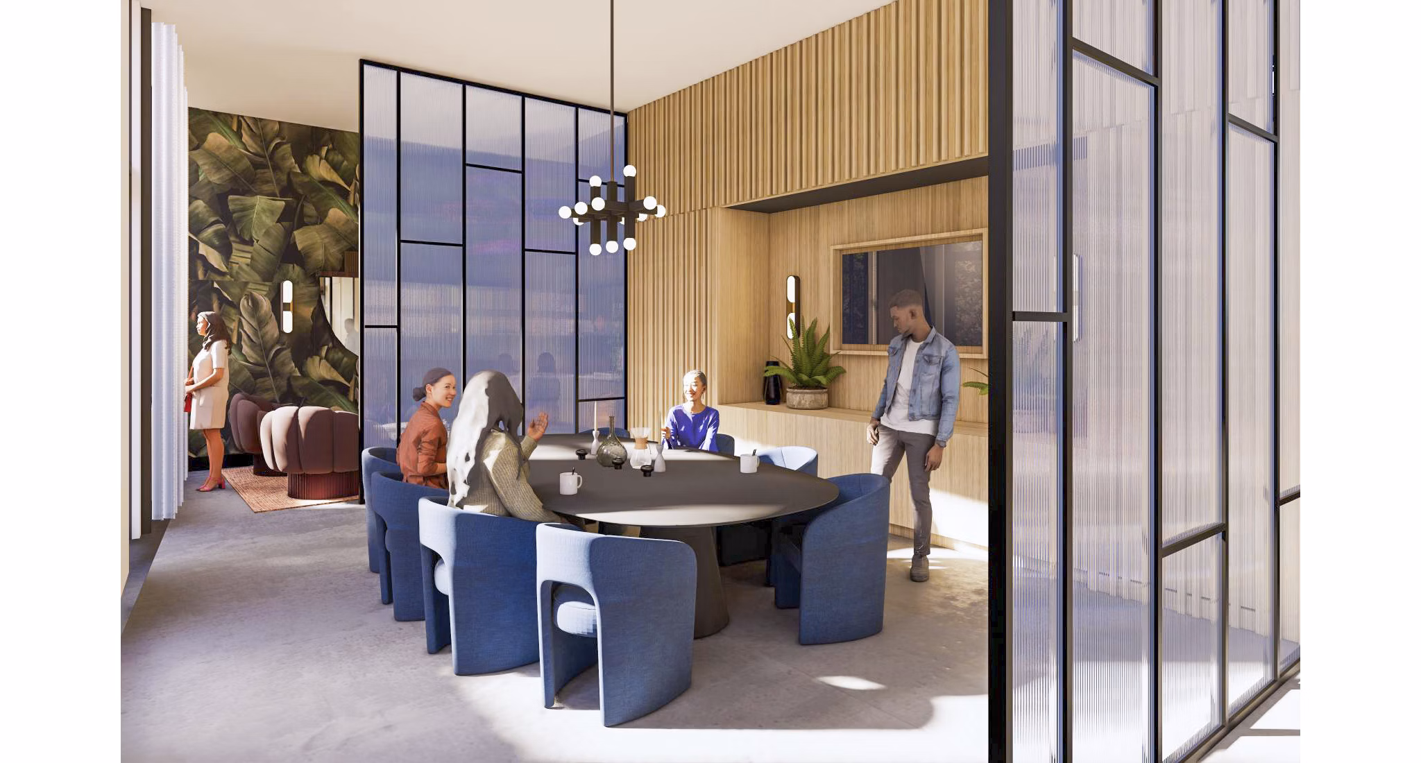 rendering at Holloway Apartments