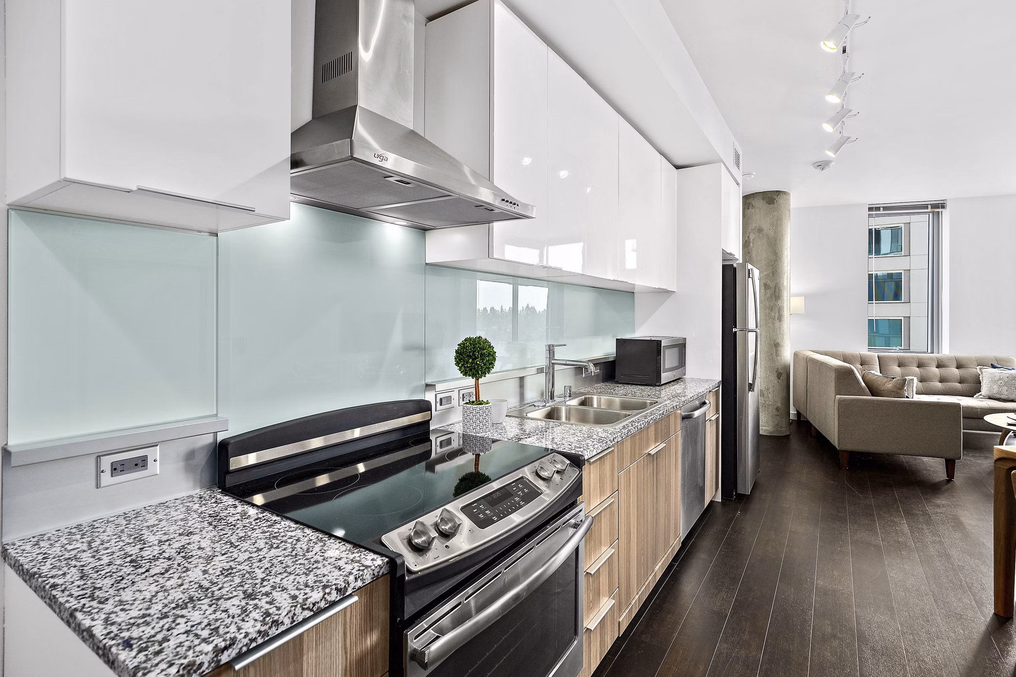 kitchen at Soma Towers Apartments