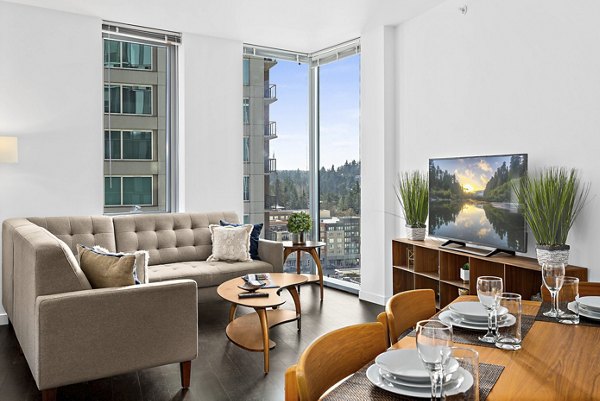living room at Soma Towers Apartments